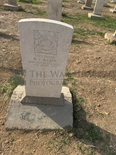 BAGHDAD (NORTH GATE) WAR CEMETERY - McCANN, M J